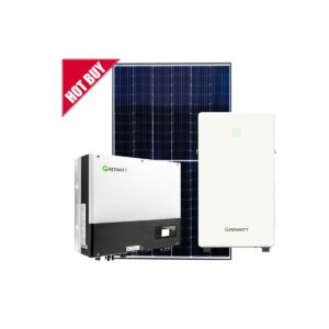 Solar Panels With Growatt Inverter Home Battery Package