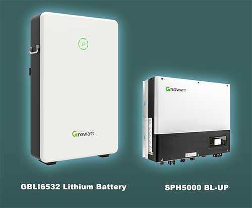 Growatt GBLI6532 6.5kWh Lithium Battery