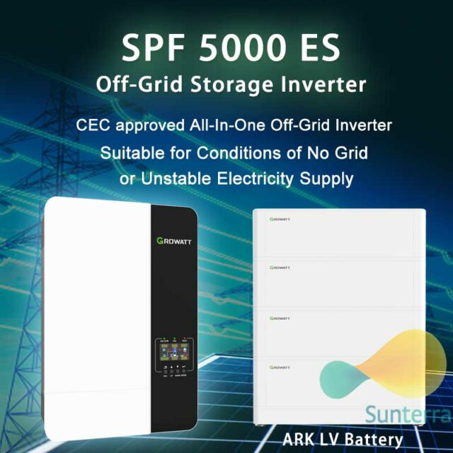 Growatt SPF 5000 ES with ARK LV Batteries