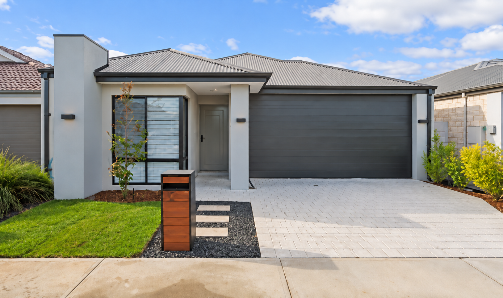 Front facade of the Western Australian family home